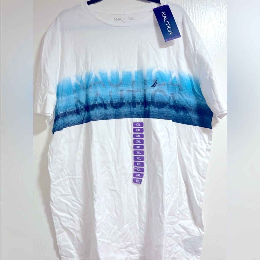 Nautica Classic White Crewneck Tee XXL